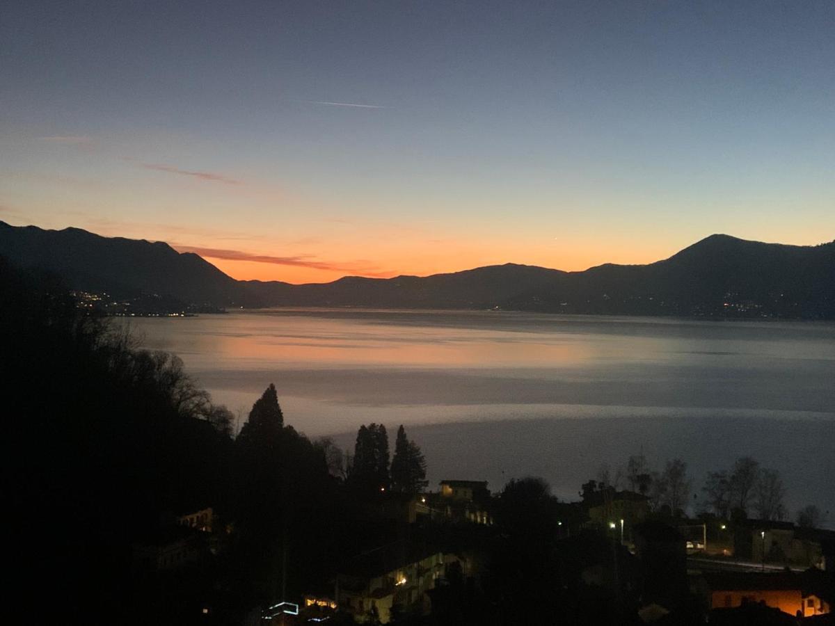 Casa Colmegna Mit Traumhaften See- Und Bergblick Luino Værelse billede